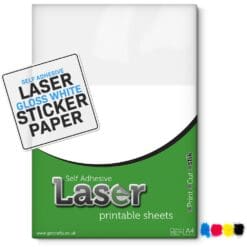 Laser Printable Gloss White Paper A4 Sheets