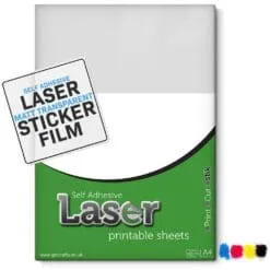 Laser Printable Matt Transparent Filmic A4 Sheets
