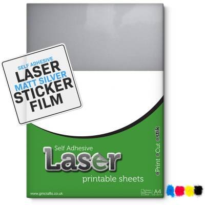 10 x Self Adhesive A4 Laser Printable Matt Transparent Plastic Film ...