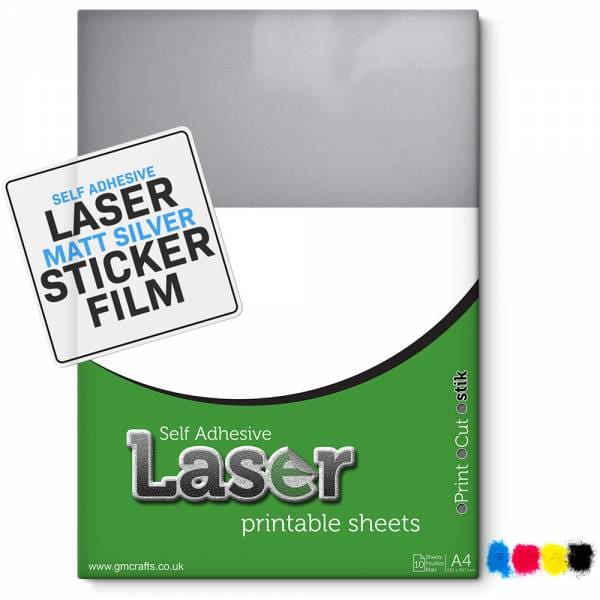 10 x Self Adhesive A4 Inkjet Printable Gloss Clear Plastic Film Sheets ...