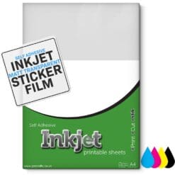 A4 Inkjet Printable Matt Transparent Filmic Sheets
