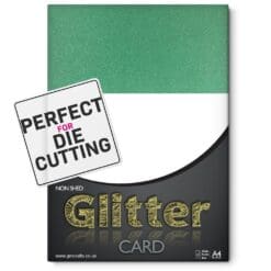 Green Glitter Card