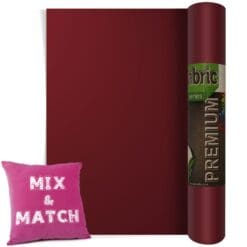 Bordeaux Premium Coloured HTV Textile Film From GM Crafts