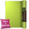 Light Green Premium Coloured HTV Textile Film From GM Crafts