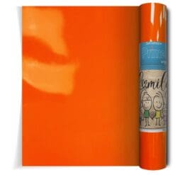 Dark Orange Coloured Self Adhesive Prime Vinyl From GM Crafts