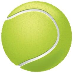 Tennis Ball Printed Heat Transfer Iron On Decal From GM Crafts