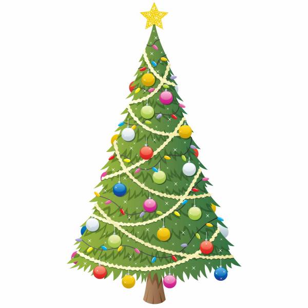 Christmas Tree 2 Iron On Transfer - GM Crafts