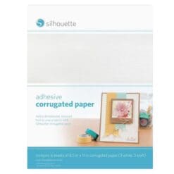 Silhouette-Adhesive-Corrugated-Paper-Sheets