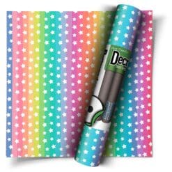 Pastel-Rainbow-Stars-Decra-HTV-Matt-Vinyl-From-GM-Crafts