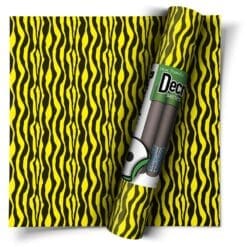 Zebra-Yellow-Decra-HTV-Matt-Vinyl-From-GM-Crafts