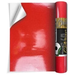 Red-Premium-Glitter-Self-Adhesive-Vinyl-Rolls-From-GM-Crafts