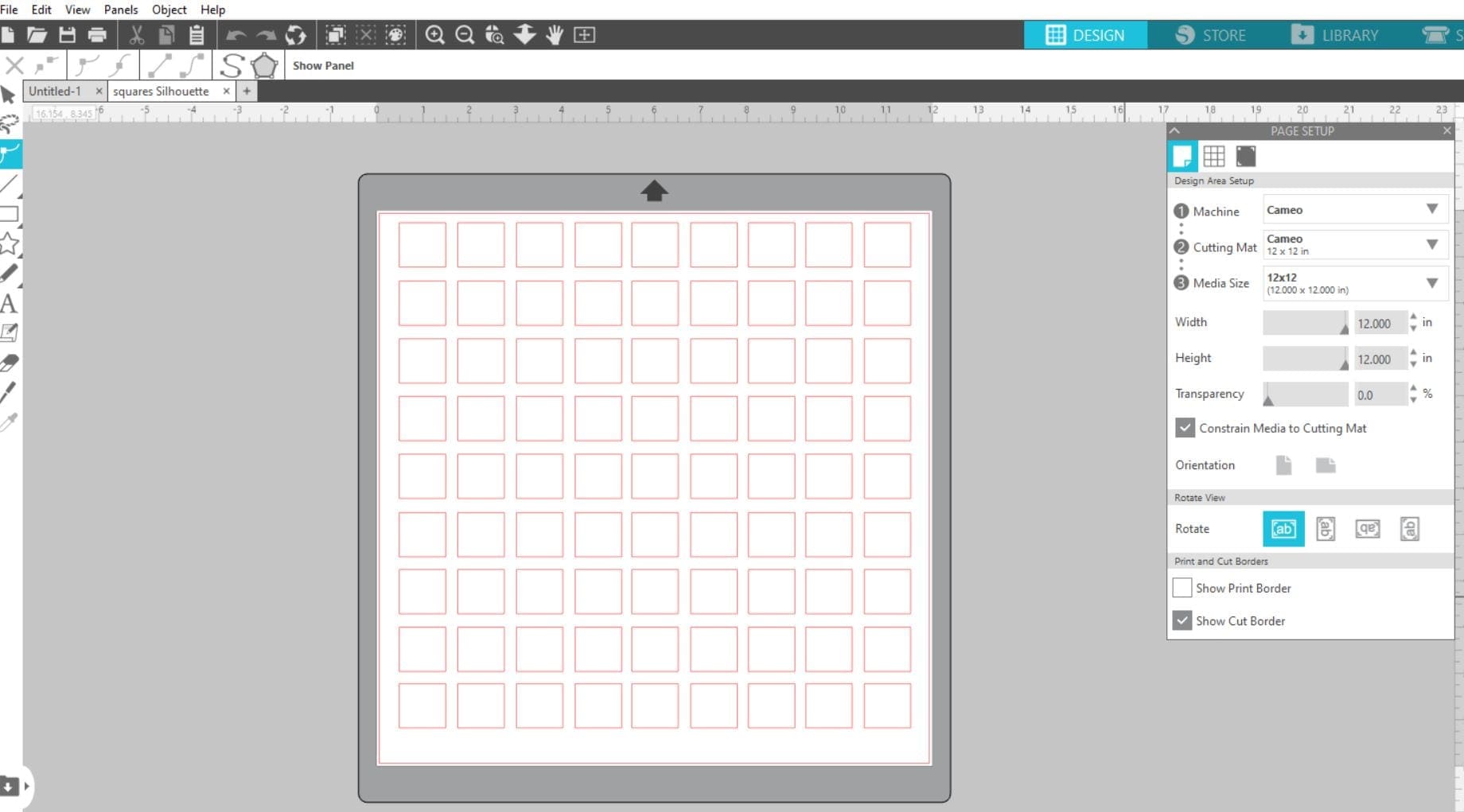 4 Pack 12x12 Grid Mat Silhouette Cameo 3 Cutting Plotter Carrier Mat Sheet  