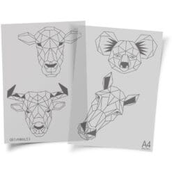 Geo-Animals-3-HTV-Transfer-Doodles-From-GM-Crafts