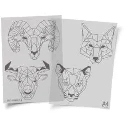 Geo-Animals-4-HTV-Transfer-Doodles-From-GM-Crafts