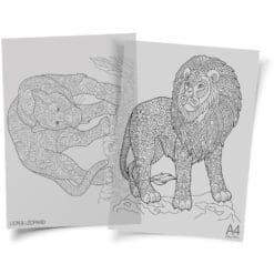 Lion-And-Leopard-HTV-Transfer-Doodles-From-GM-Crafts