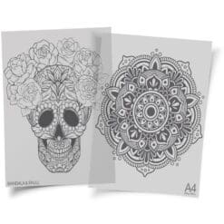 Mandala-And-Skull-HTV-Transfer-Doodles-From-GM-Crafts