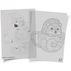Parrot-And-Hedgehog-HTV-Transfer-Doodles-From-GM-Crafts