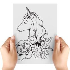 Unicorns-3-Sheet-B-Transfer-Doodle