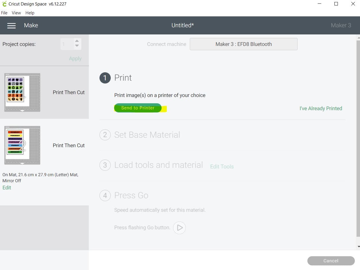 cricut print and cut upload. 6