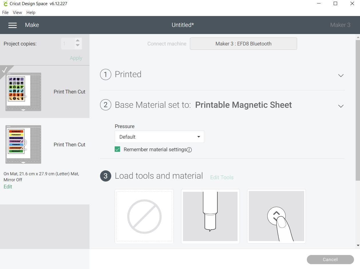 cricut print and cut upload. 7