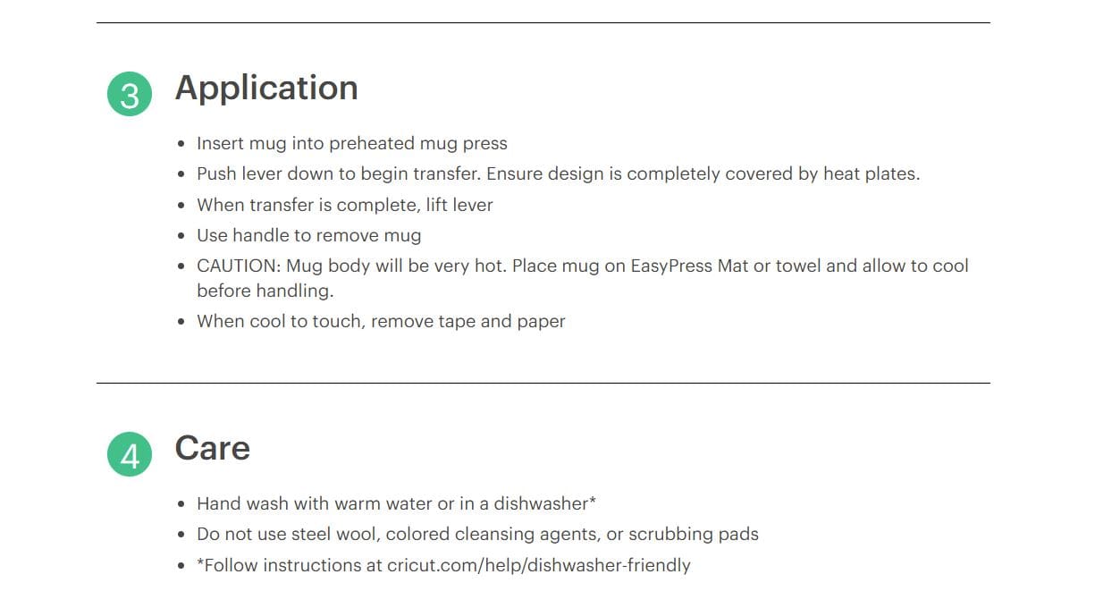 CRICUT MUG PRESS guide 3