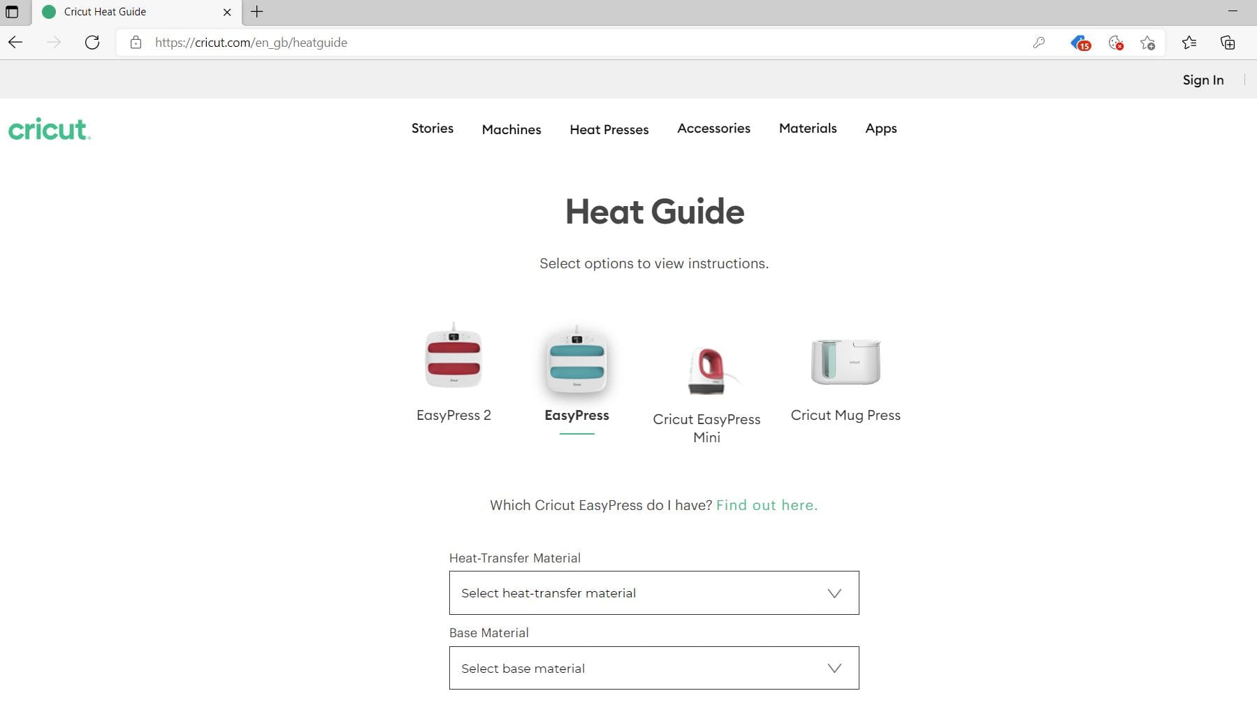 mug guide cricut web