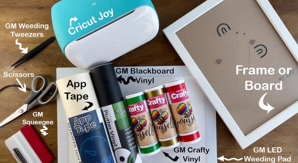 Cricut Joy Matt Free Vinyl Cut Settings - GM Crafts