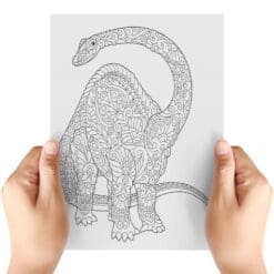 Dinosaur-2-Sheet-A-Transfer-Doodle