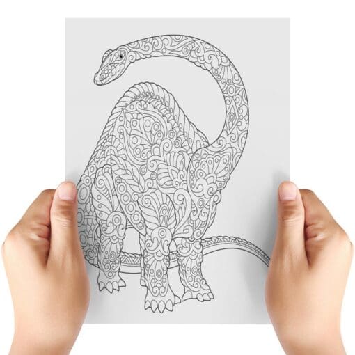 Dinosaur-2-Sheet-A-Transfer-Doodle