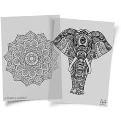 Elephant-And-Mandala-1-HTV-Transfer-Doodles-From-GM-Crafts