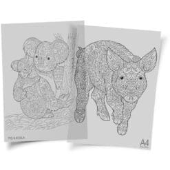 Pig-And-Koala-HTV-Transfer-Doodles-From-GM-Crafts