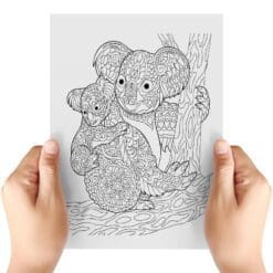 Pig-And-Koala-Sheet-A-Transfer-Doodle