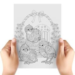 Rabbit-And-Chicks-Sheet-A-Transfer-Doodle