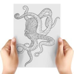 Shark-And-Octopus-Sheet-A-Transfer-Doodle