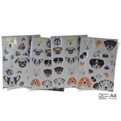 A4-Metallic-Dog-Mix-1-Sticker-Mixed-Pack-1a