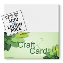 True Red Card 290gsm 12 x 12 (25pk) - GM Crafts