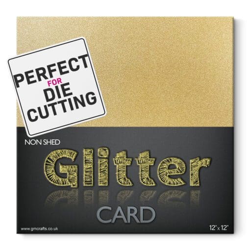 12x12-285gsm-Non-Shed-Gold-Glitter-Card-From-GM-Crafts