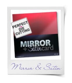 Mirror & Satin Card