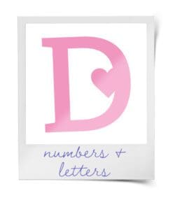 Numbers and Letters Cut Files