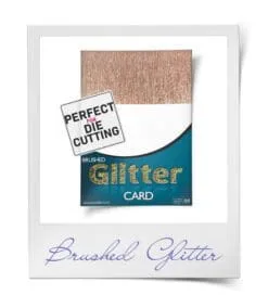 Brushed Glitter Card