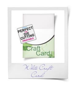 White Craft Card