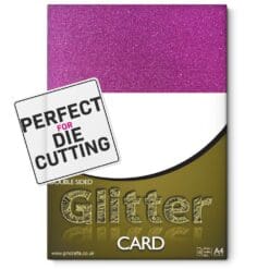 Fuchsia-A4-Double-Sided-Glitter-Card-Sheets