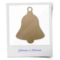 Christmas-Bell-Blank-2mm-MDF-From-GM-Crafts