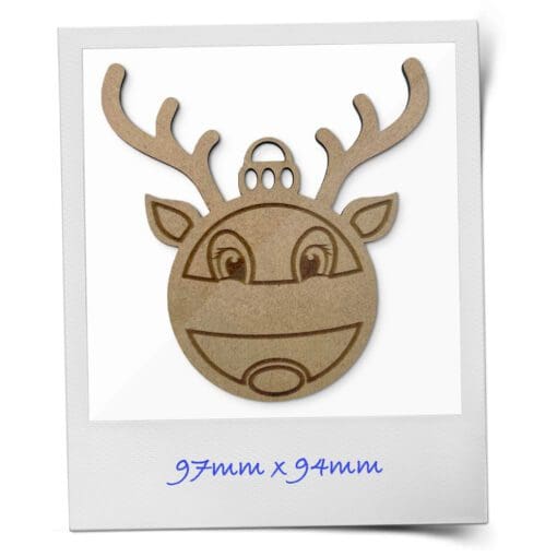 Reindeer-3-Etched-2mm-MDF-From-GM-Crafts