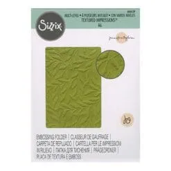 666139-Sizzix-Textured-Impressions-Embossing-folder-By-Lisa-Jones-Delicate-Leaves