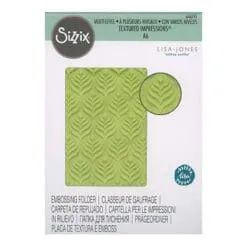 666141-Sizzix-Textured-Impressions-Embossing-folder-By-Lisa-Jones-Palm-Repeat