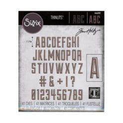 666282-Sizzix-Thinlits-Tim-Holtz-Alphanumeric-Emporium