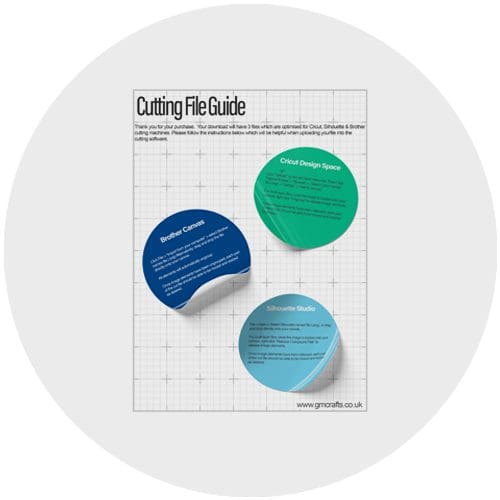 Digital Cutting Files From GM Crafts