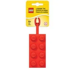 Lego-52002-Iconic-2x4-Brick-Luggage-Tag-Red