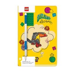 Lego-52525-Journal-Image-Brick-4x6-Yellow-with-Gel-Pen